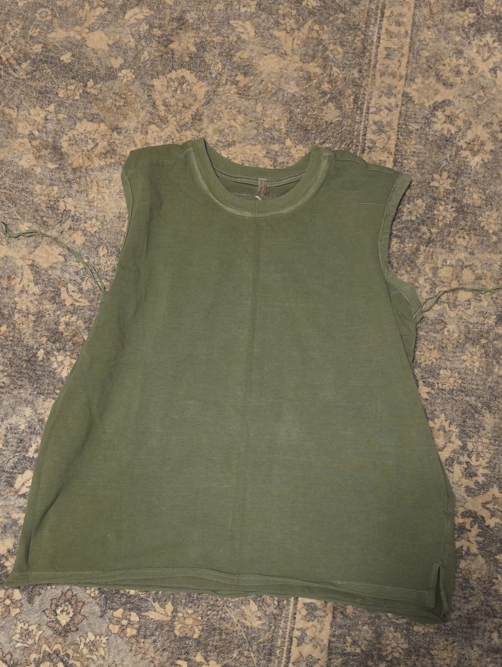 Olive Green Sleeveless Women's Tank Top - Free People